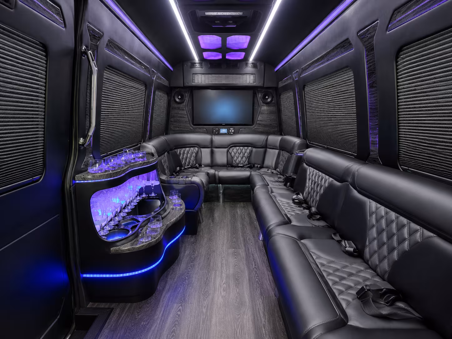canton corporate event transportation onboard seating