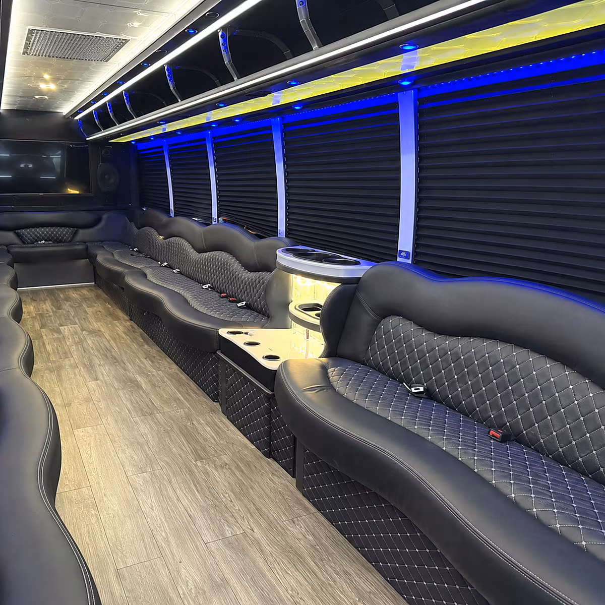 canton party bus rentals inside